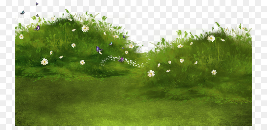 900x440 Watercolor Painting Clip Art - Watercolor Grass