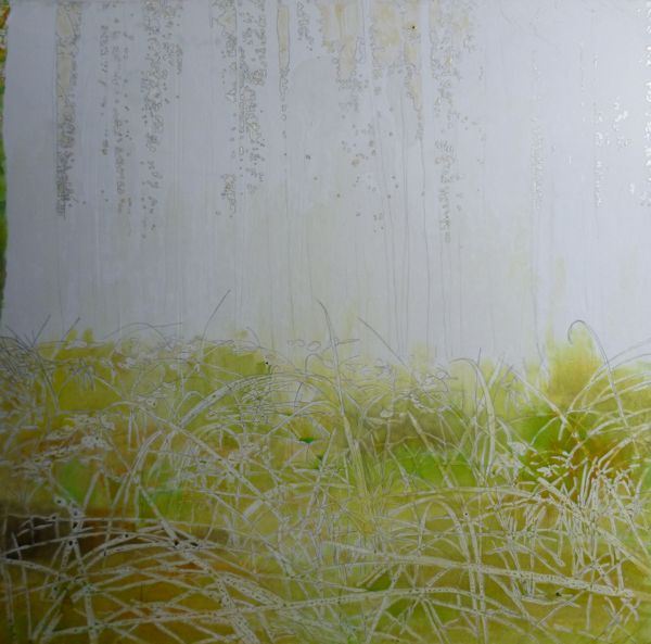 600x593 Watercolor Mixed Media Painting Techniques - Watercolor Grass Texture