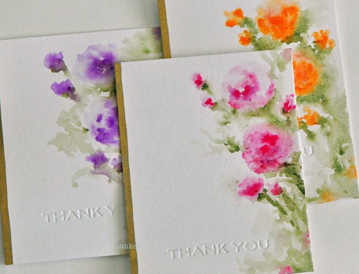 736x563 Birthday Card Watercolour Flowers Watercolour Painting Flower - Watercolor Greeting Card Ideas