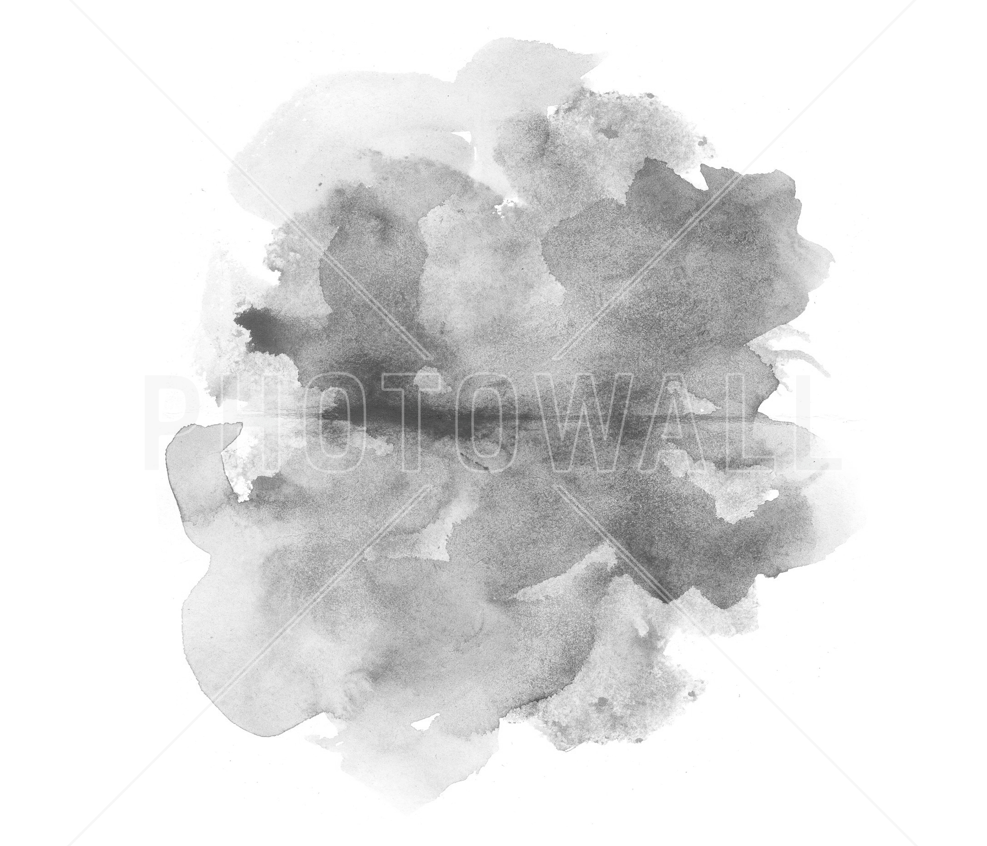 2000x1714 Grey Watercolor A Wall Mural For Every Room Photowall - Watercolor Grey