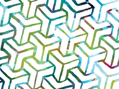 400x300 Watercolor Grid By Karen Kurycki - Watercolor Grid