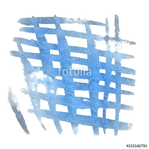 500x500 Green Watercolor Grid, Painted Intersections Of Lines. A Brush B - Watercolor Grid