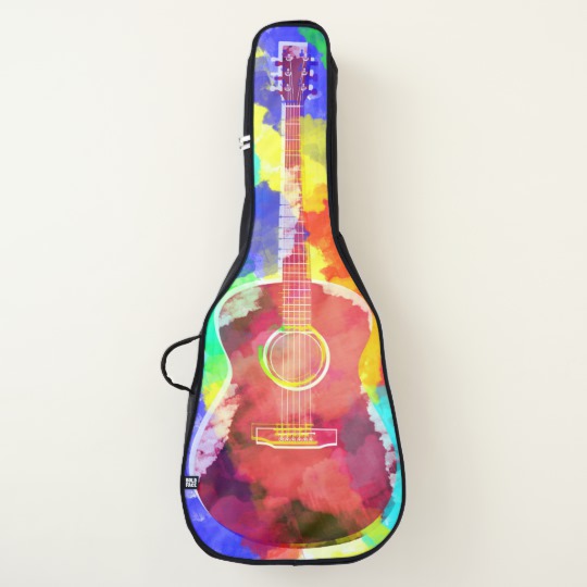 540x540 Watercolor Guitar Guitar Case - Watercolor Guitar