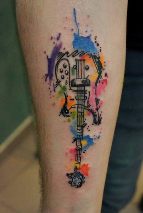 920+ Free Download Tattoo Ideas Guitar Idea Tattoo