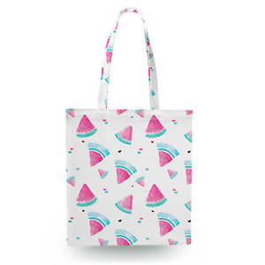 300x300 Watercolor Watermelon Canvas Tote Bag - Watercolor Gym