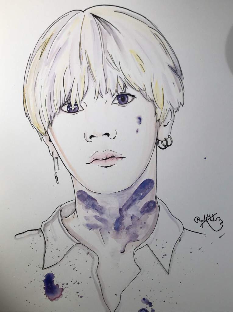 765x1024 Navinci Glass Mask Story Kpop Fanart Amino - Watercolor Hair Mask