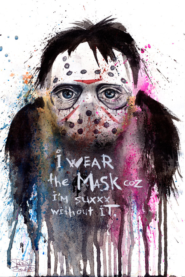 600x896 Seriously Cool Watercolor Paintings - Watercolor Hair Mask