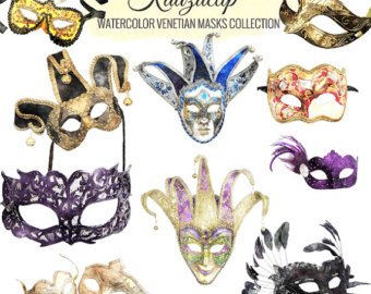 340x270 Watercolor Masks Etsy - Watercolor Hair Mask
