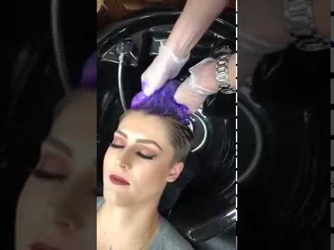 480x360 Hair Color Watercolors Hair Intense Shampoo Demonstration With - Watercolor Hair Shampoo