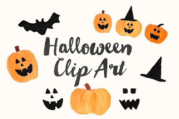 580x387 Collection Of Free Holloed Clipart Watercolor. Download On Ubisafe - Watercolor Halloween