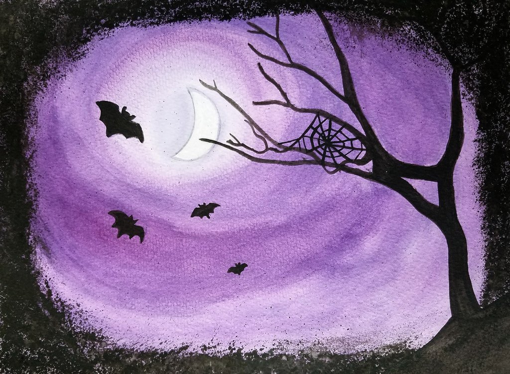 1024x751 Watercolor Halloween By Maddgirlz3761 - Watercolor Halloween