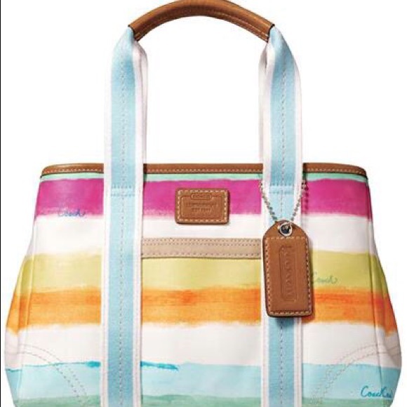 580x580 Coach Bags Watercolor Purse Poshmark - Watercolor Handbag