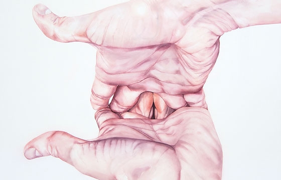 560x360 Juxtapoz Magazine - Watercolor Hands