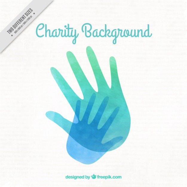 626x626 Watercolor Hands Background Vector Free Download - Watercolor Hands