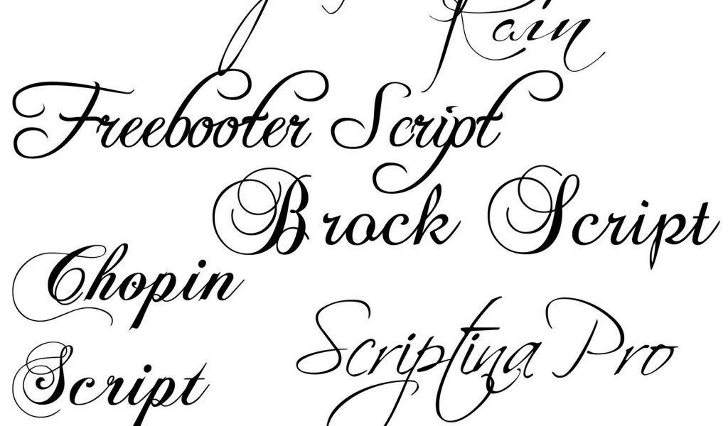1024x600 Fancy Calligraphy Fonts Alphabet Fancy Calligraphy Fonts - Watercolor Handwriting Font