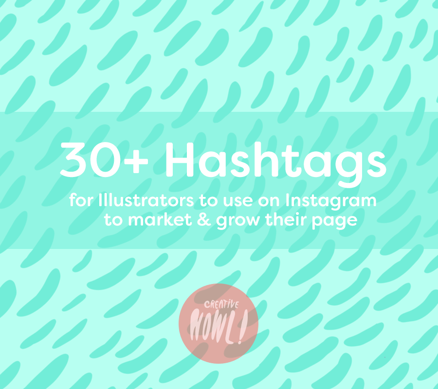 Watercolor Hashtags at Explore collection of