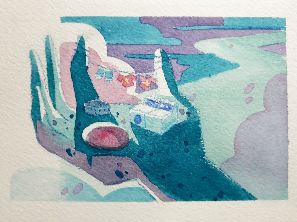 1024x768 Watercolor Hashtag On Twitter - Watercolor Hashtags