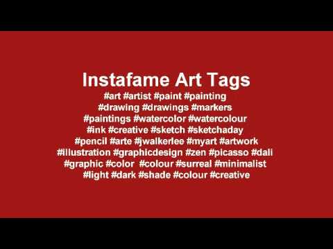 480x360 Artists - Watercolor Hashtags