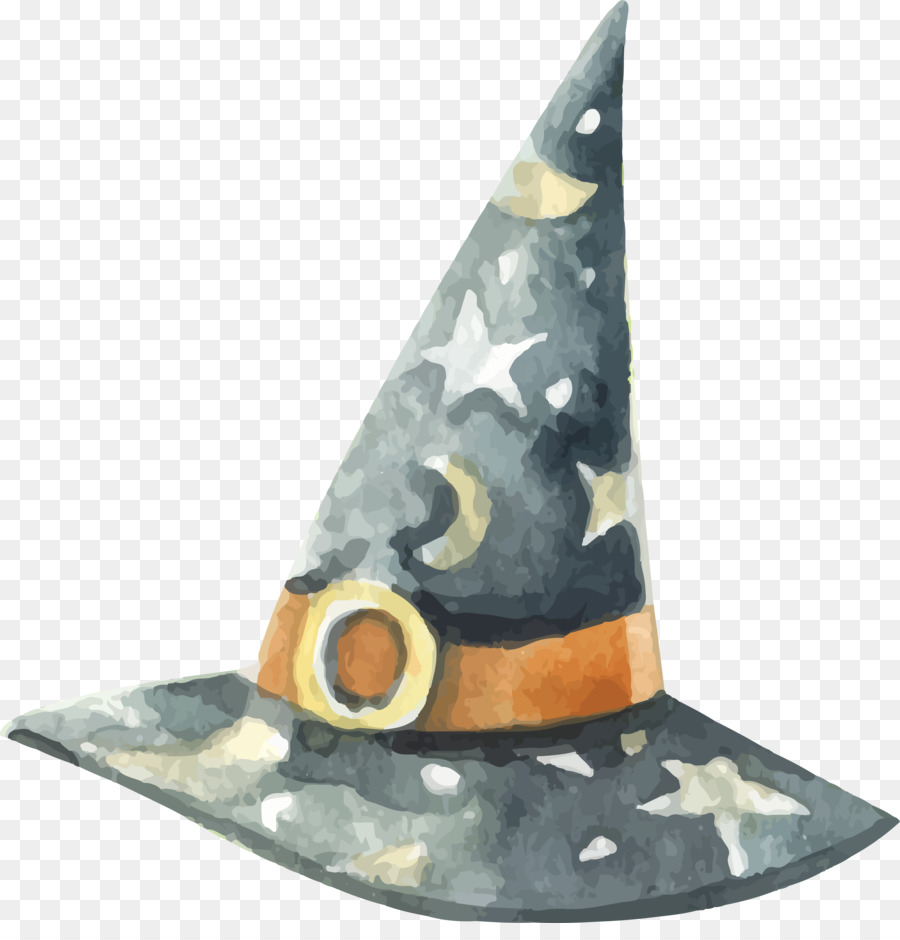 900x940 Hat Witchcraft Boszorkxe1ny Watercolor Painting - Watercolor Hat