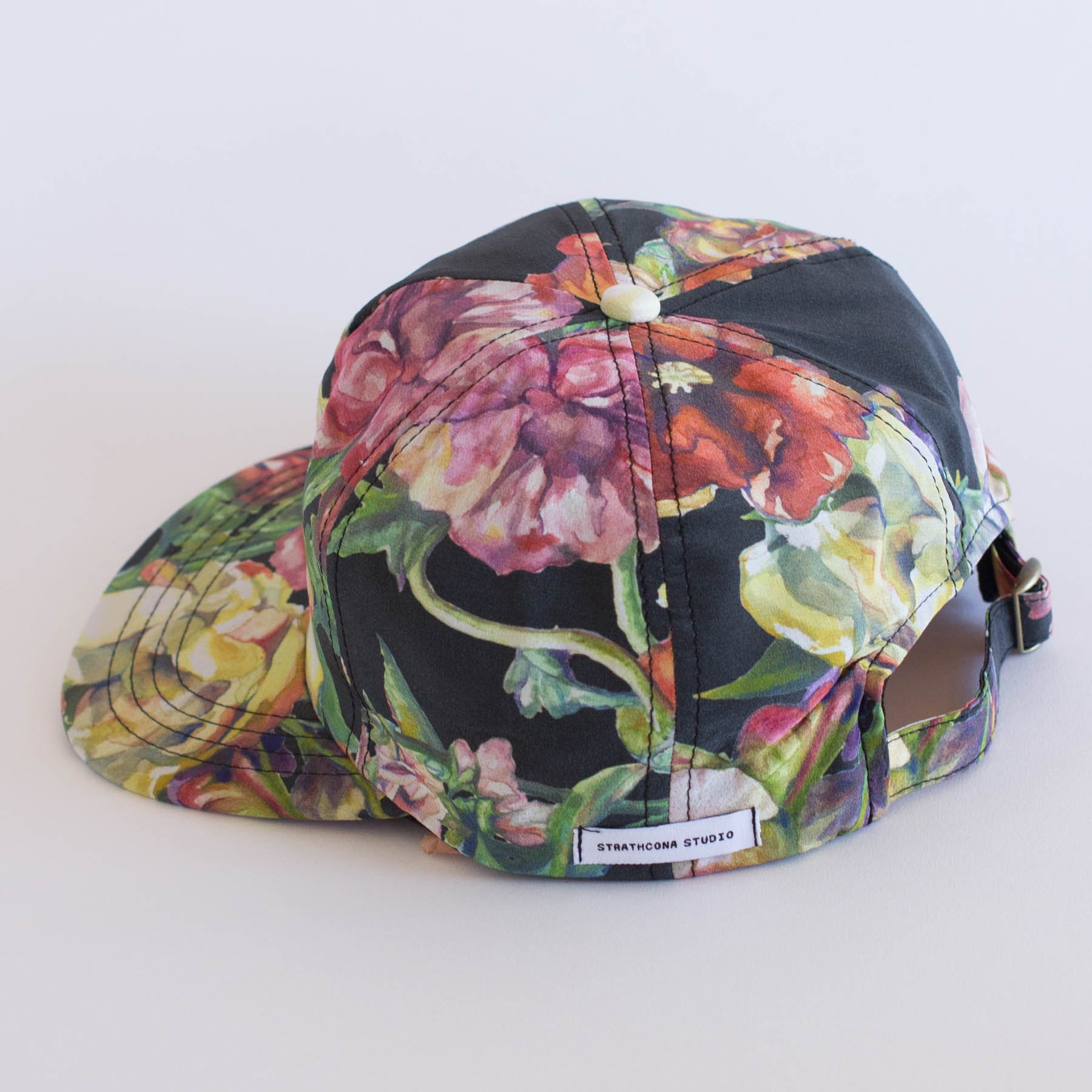 1800x1800 Black Watercolor Silk Cap - Watercolor Hat