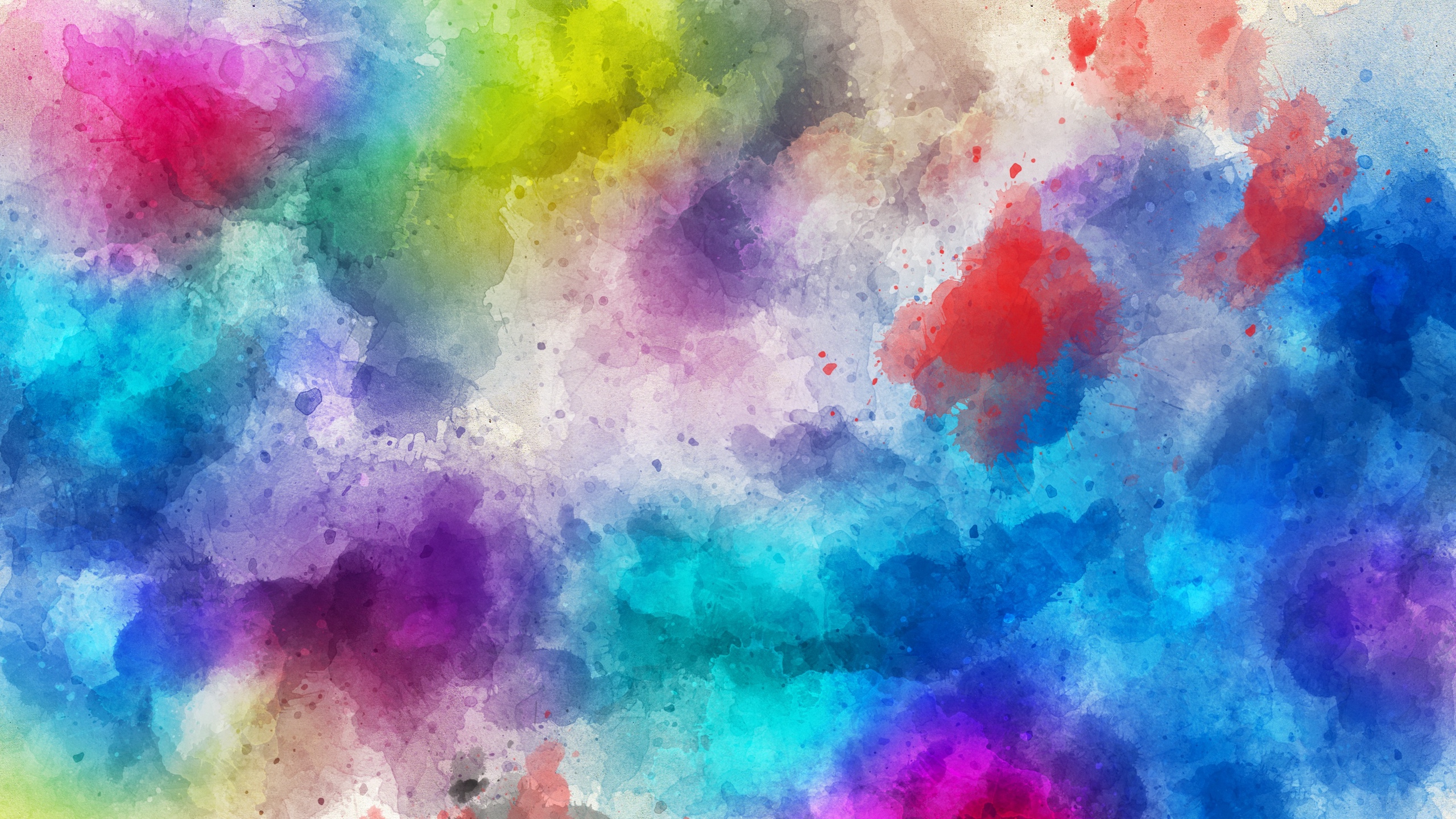 2560x1440 Download Wallpaper 2560x1440 Stains, Watercolor, Paint - Watercolor Hd