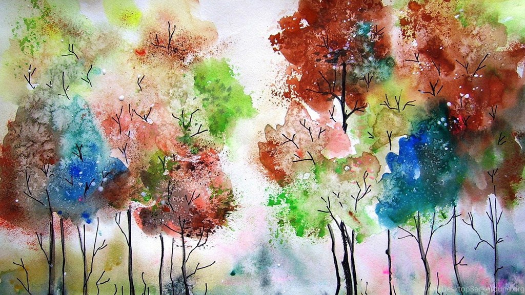 1024x576 Watercolor Wallpapers 10, Hd Desktop Wallpapers Desktop Background - Watercolor Hd