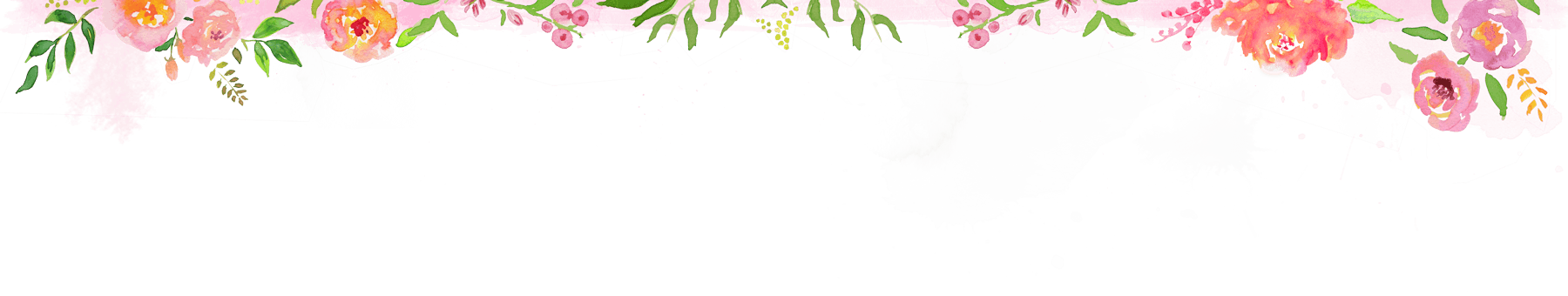 1800x340 Html Bundle Creative Beautiful Watercolor - Watercolor Header