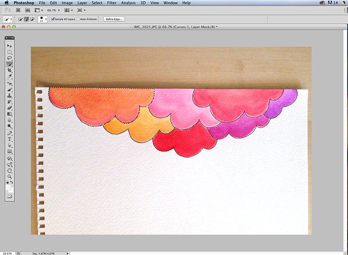 700x513 How To Create A Killer Watercolor Header Using Crayola Paints And - Watercolor Header