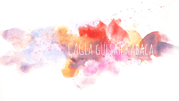 600x341 Watercolor Blogger Header Of Mine On Behance - Watercolor Header