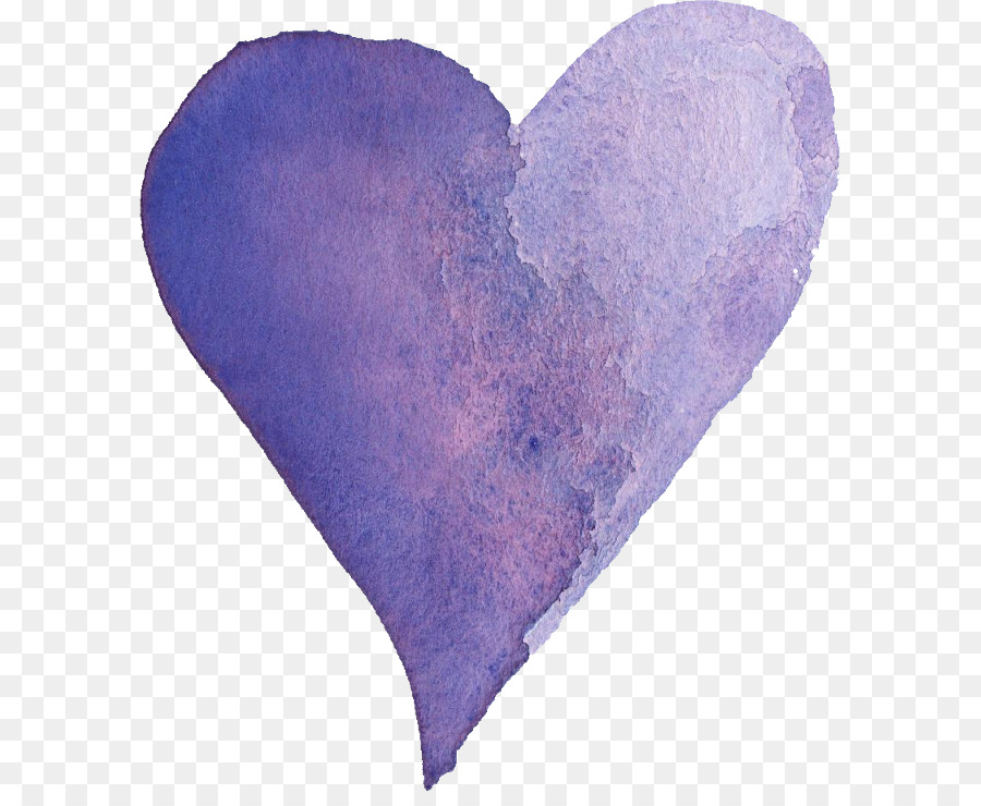 900x740 Transparent Watercolor Heart Watercolor Painting Purple - Watercolor Heart