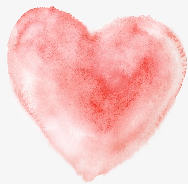 613x601 Watercolor Heart, Watercolor Clipart, Heart Clipart, Watercolor - Watercolor Heart