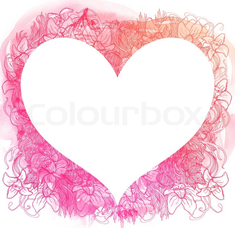 800x774 Abstract Watercolor Hearts Set Stock Photo Colourbox - Watercolor Heart