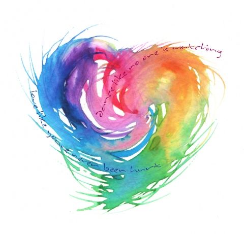 480x461 Watercolor Heart Tattoo Ideas Watercolour, Tattoo - Watercolor Heart Tattoo