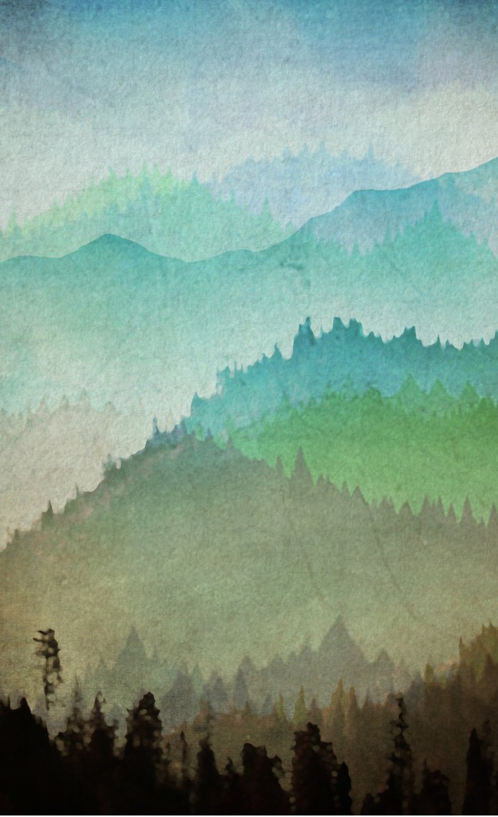 700x1147 Watercolor Hills Window Curtains By Amandaroyale Society6 - Watercolor Hills