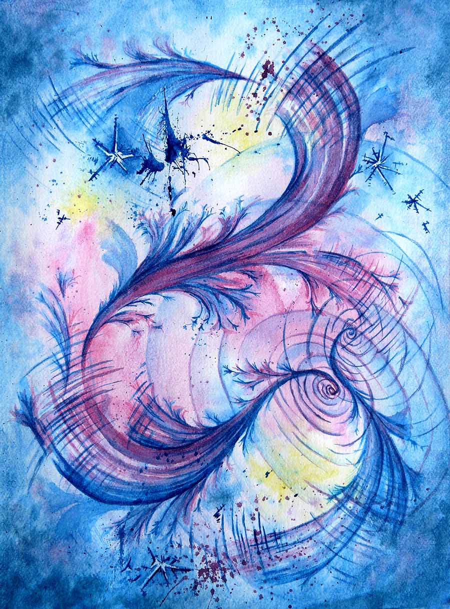 900x1217 Watercolor Paintings Paul Hanis - Watercolor Hoa