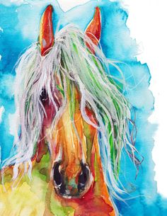 236x305 346 Best Horses In Watercolor Images In 2018 - Watercolor Horse