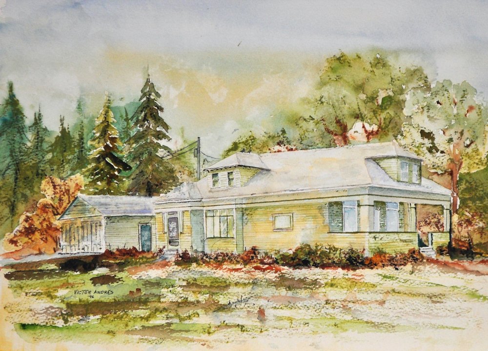 1000x720 Post - Watercolor House