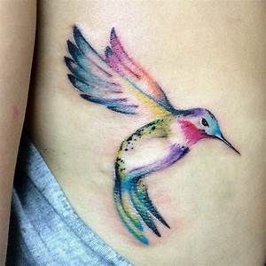300x300 Watercolor Hummingbird Tattoo Designs, Ideas And Meaning - Watercolor Hummingbird Tattoo
