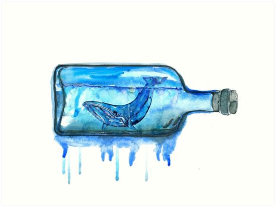 549x413 Humpback Whale, Humpback, Whale, Watercolor Humpback, Watercolor - Watercolor Humpback Whale