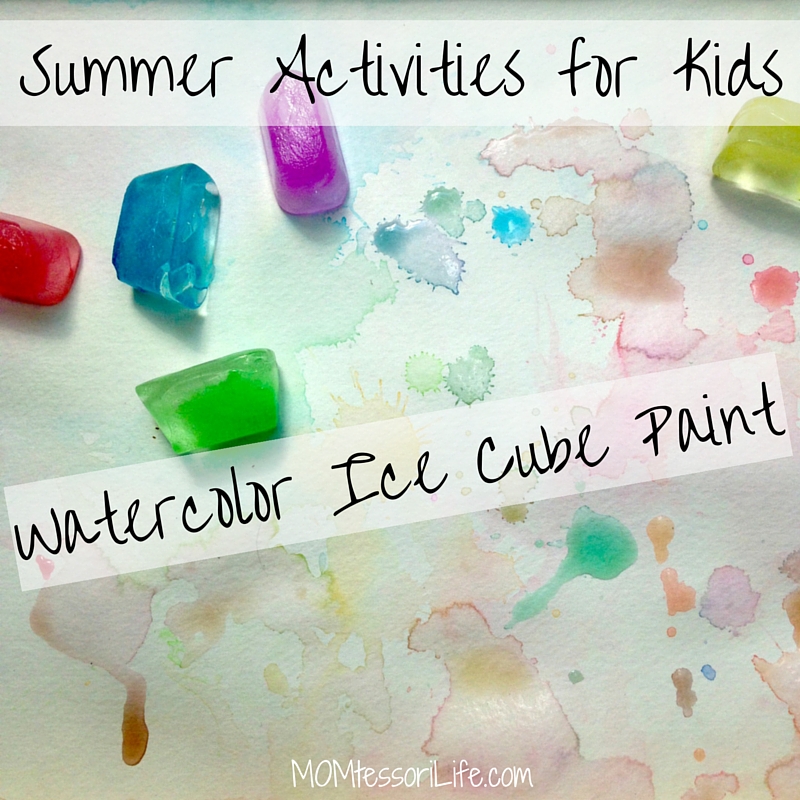 800x800 Summer Activities For Kids Watercolor Ice Cube Paint - Watercolor Ice