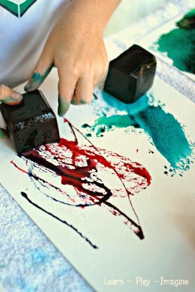 400x600 Watercolor Ice Art ~ Learn Play Imagine - Watercolor Ice