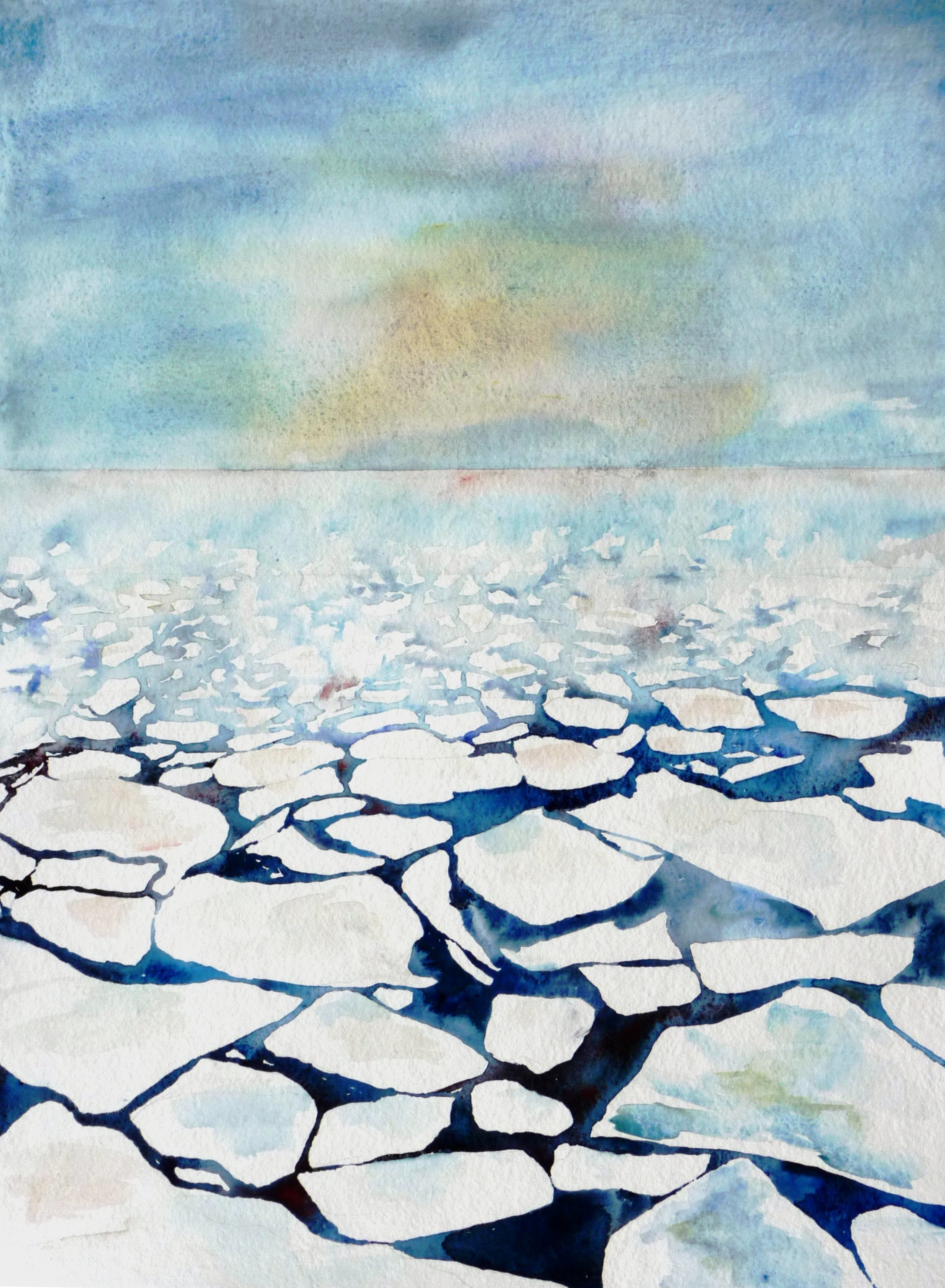 2172x2962 Blizzard Lisagorenpaintings - Watercolor Ice
