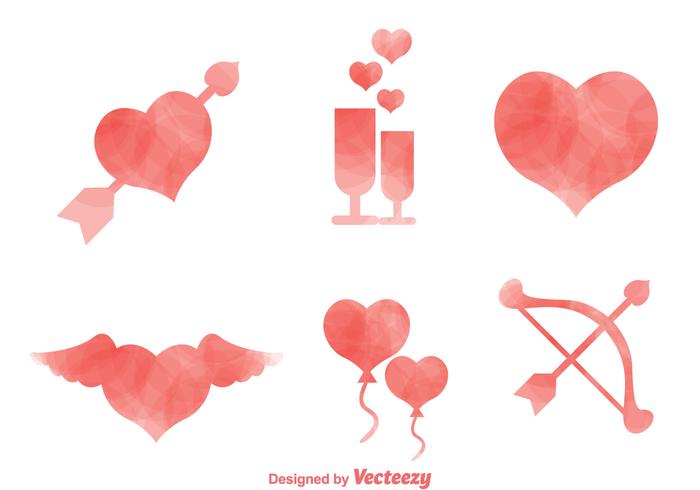 700x490 Love Watercolor Icons - Watercolor Icons