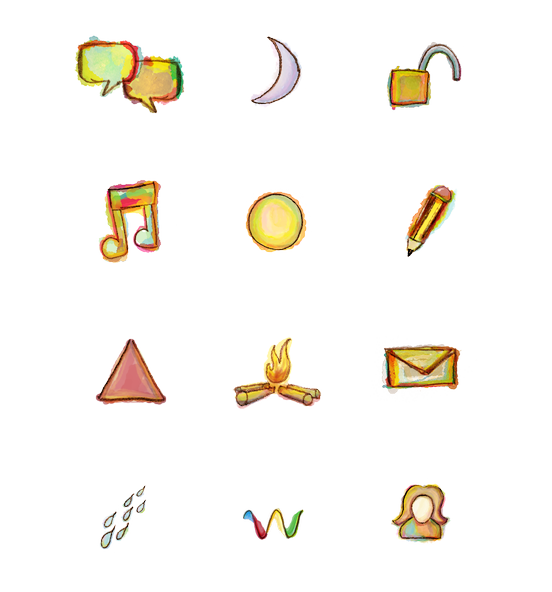 552x592 Free Watercolor - Watercolor Icons