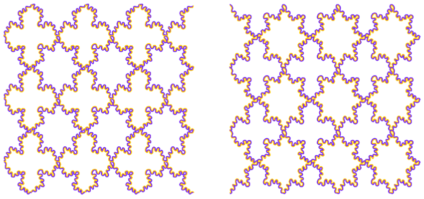 850x400 The Watercolor Illusion Purple And Orange Contours Reversed Show - Watercolor Illusion