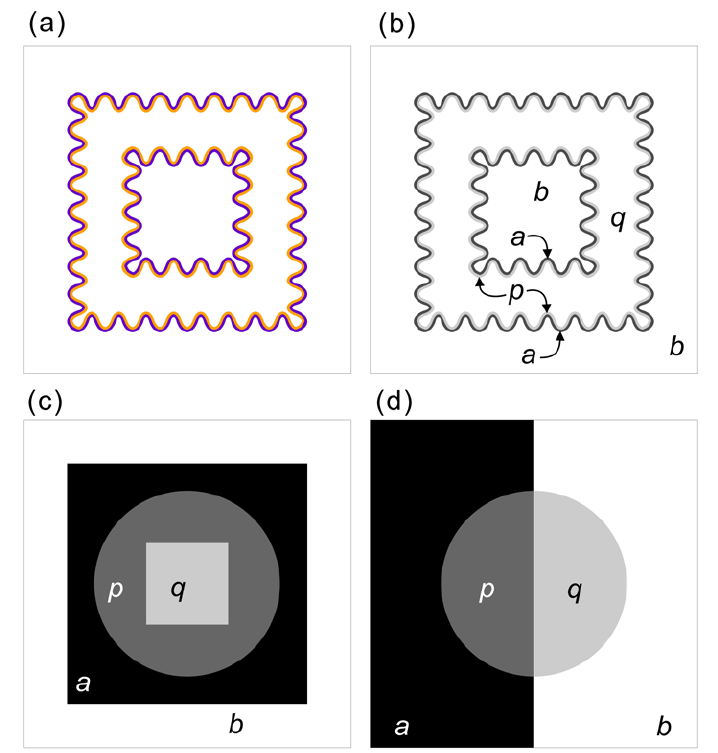 718x753 Watercolor Illusion And Apparent Transparency. (A) The Watercolor - Watercolor Illusion