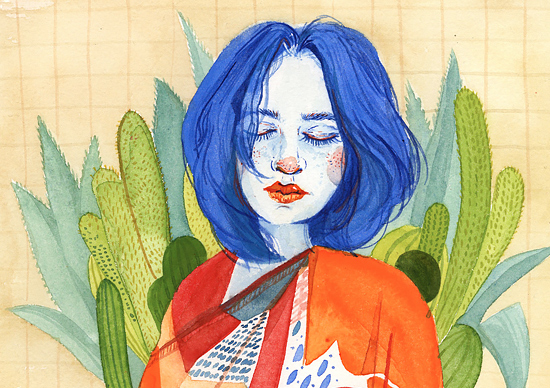 550x388 Ink And Watercolor Illustrations By Vivian Shih Inspiration Grid - Watercolor Illustration