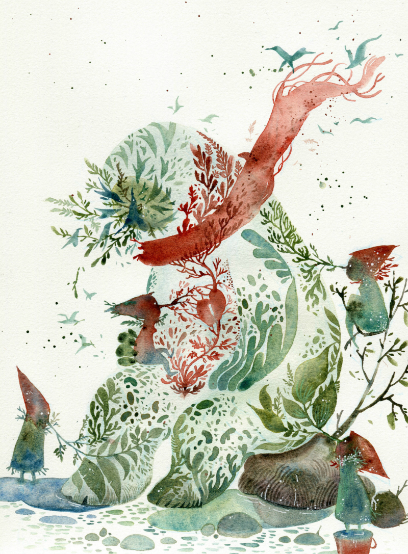 800x1087 Bring Life Into Your Art Watercolor Illustration, Wet Into Wet On - Watercolor Illustration