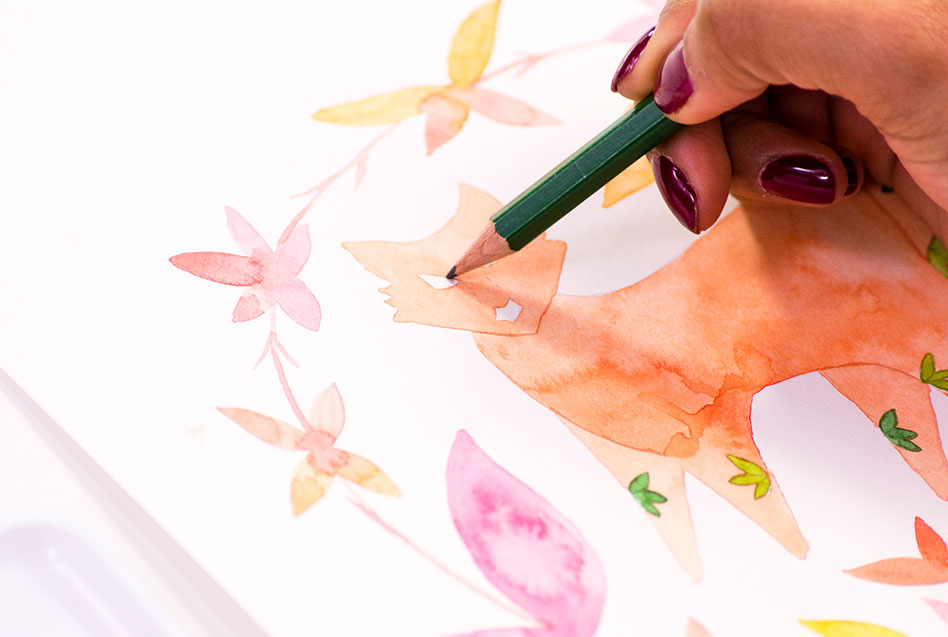 948x637 Brit + Co - Watercolor Illustration