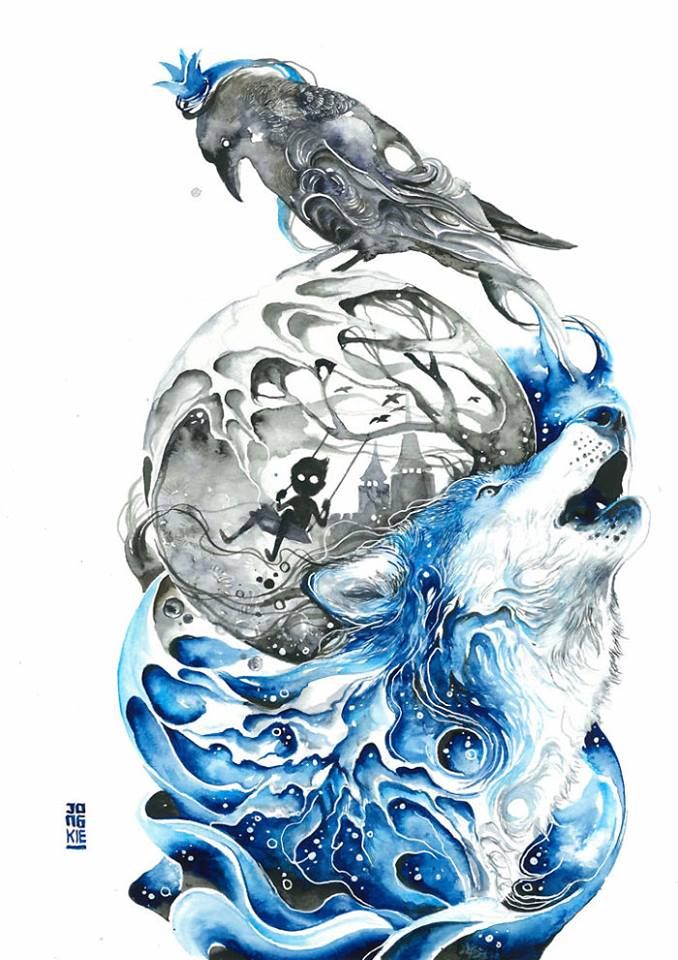 678x960 Expressive Watercolor Illustrations By Jongkie Art Www - Watercolor Illustration Animals